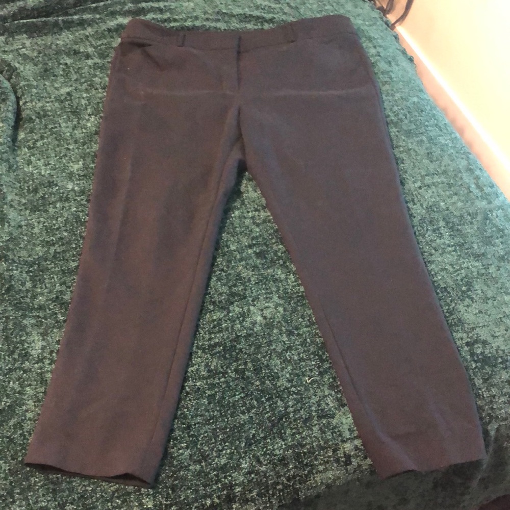 Loft Size 14 Marisa Skinny Black Dress Pants